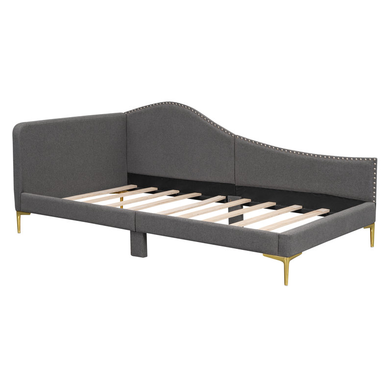 Davona Corner Daybed, Twin, Gray