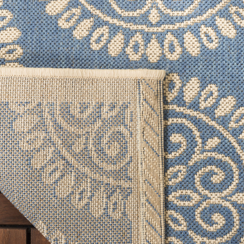 Kirchner Paisley Hand Hooked Indoor / Outdoor Area Rug, Runner 61 x 244 cm