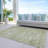 Machine Washable Indoor/Outdoor Xhevrie Sage Rug-2122525072