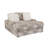 8292 Gray Lounger Sofa With Usb