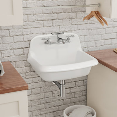 Évier utilitaire 24 po x 15 po Sapphire, blanc