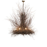 42" Wide Twigs 8 Light Chandelier