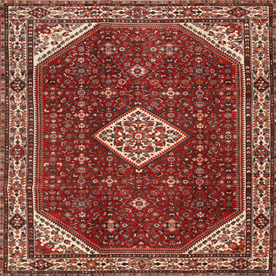 Tapis traditionnel rouge / beige