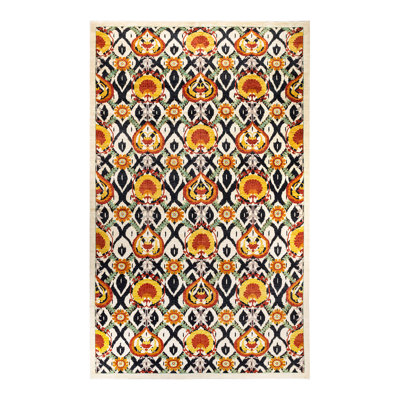 One-of-a-Kind 17' 2" X 10' 2" 2010s Wool Area Rug in Ivory