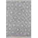 Tapis gris en laine tissé à plat à la main Mattawa
