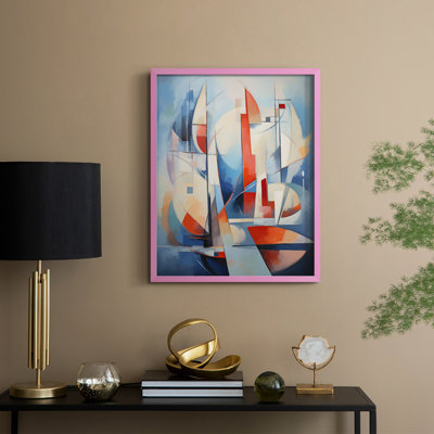 NAUTICAL Series CDII, reproduction encadrée - bois massif