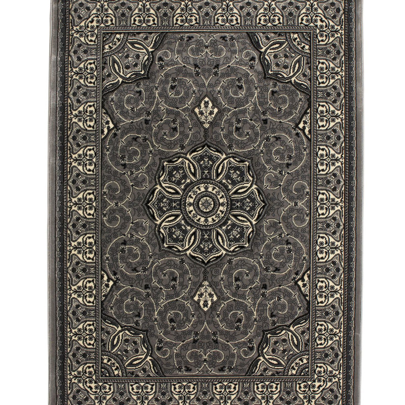 Brandonville Grey Rug, Rectangle 120 x 170cm