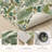 Botanical Green Non-Slip Washable Kitchen Mats