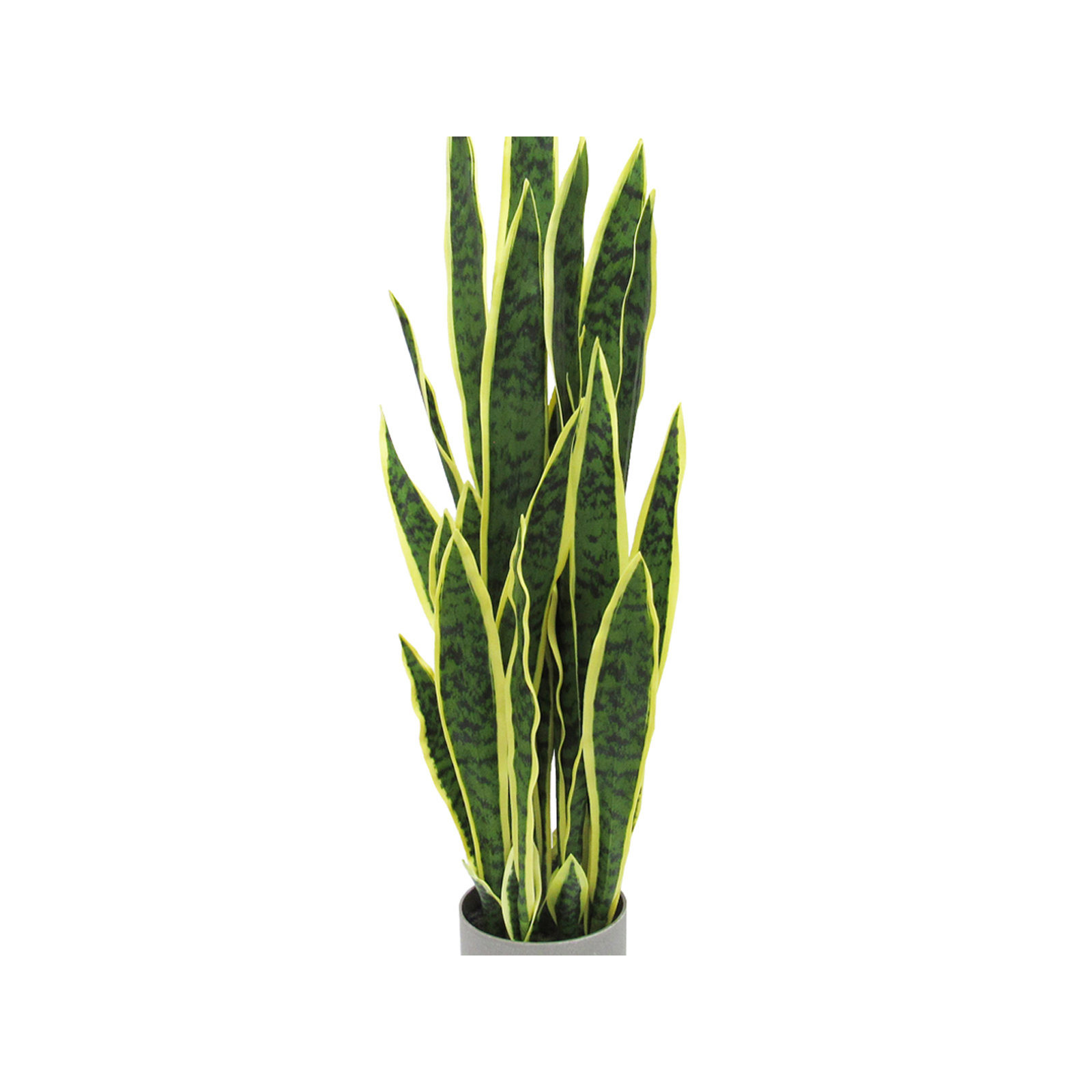 Artificial Sansevieria Snake Plant in Pot, 36'' H x 12.5'' W x 12.5'' D