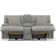 Eliava 86" Zero Gravity Power Reclining Console Loveseat