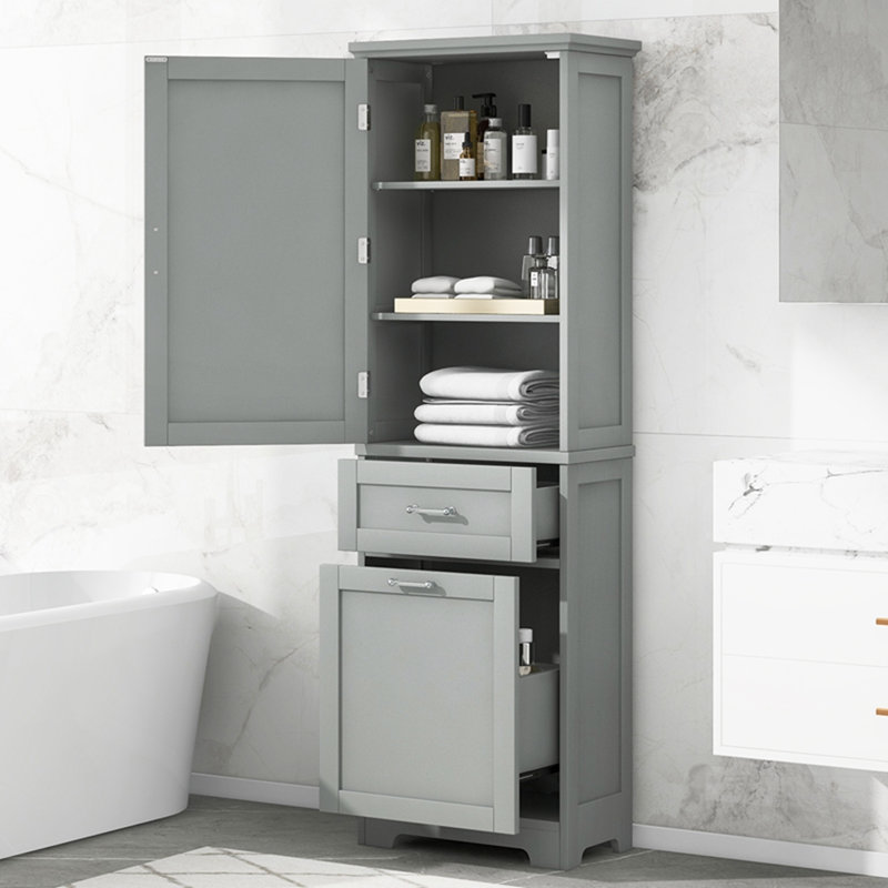 Medra Bathroom Cabinet, Gray