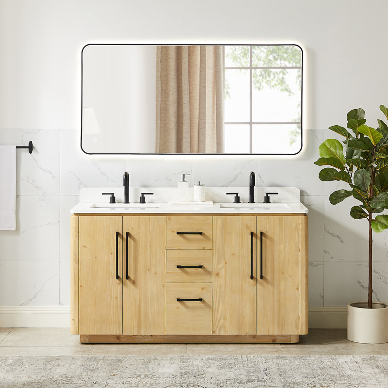 Ensemble de meuble-lavabo double 60 po Hingham