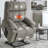 Dual Motor Infinite Recline Chenille Recliner - Heavy Duty Comfort For All Spaces