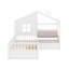 Lit simple avec canapé et tablette-651753072
