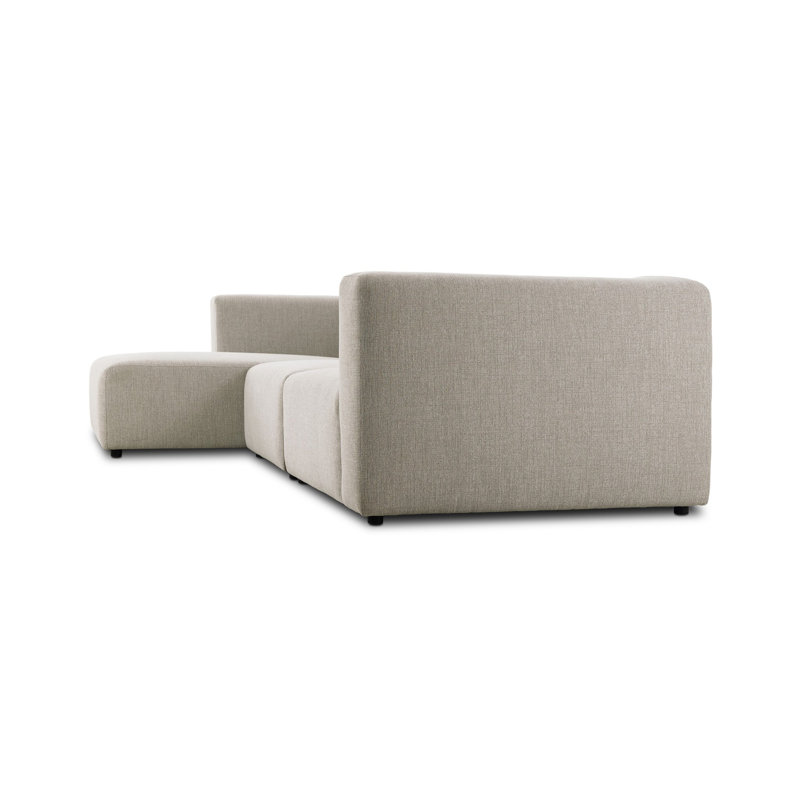 Lawndale 3PC LAF Sectional-Napa Sandstone, Left Hand Facing