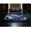 Tapis bleu moelleux moelleux à motif d'astronaute sur fond Alien World