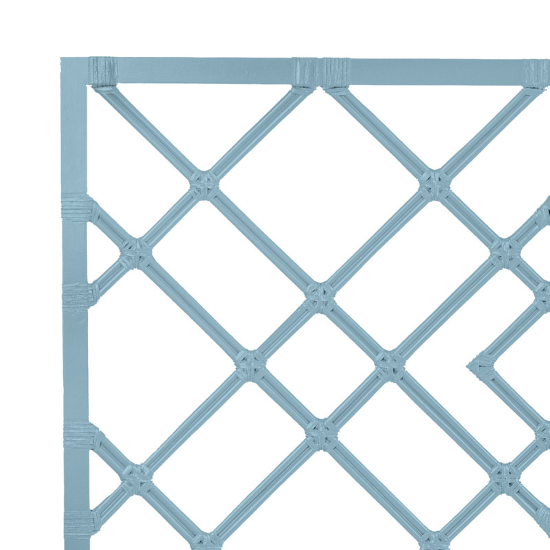 Darien Open-Frame Headboard, White, Queen