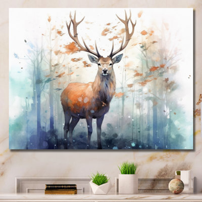 Woodland Wanderers - Deer, art mural