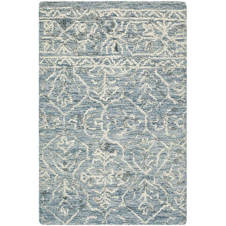 Cinaed Hand Tufted Wool Abstract Indoor Rug
