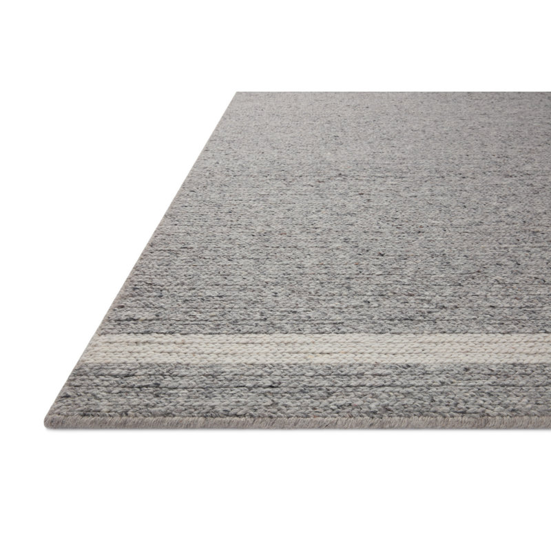 Magnolia Home By Joanna Gaines X Loloi Ashby Slate / Ivory Area Rug, Rectangle 7'9" x 9'9"