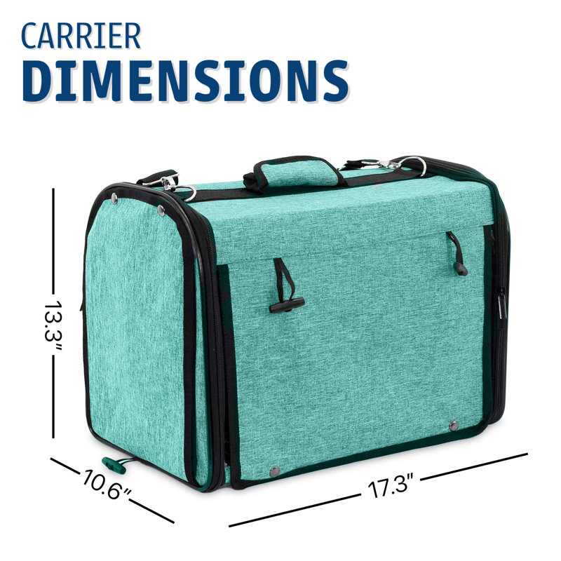 Cage de transport d'oiseaux Premium, Sarcelle