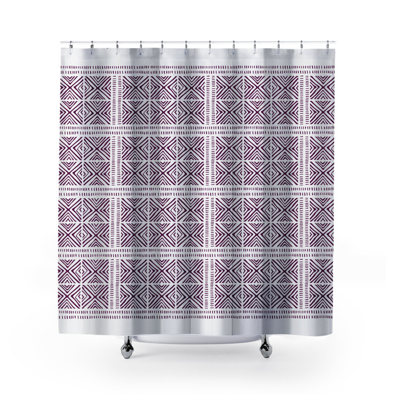 Rideau de douche Thora Tribal, ThoraTribal Purple