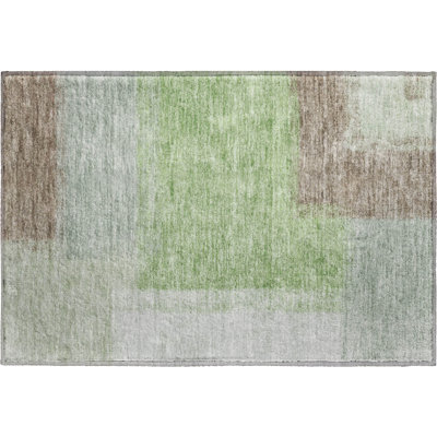 Premium Machine Washable Mayfield AMF2341 Abstract Rug