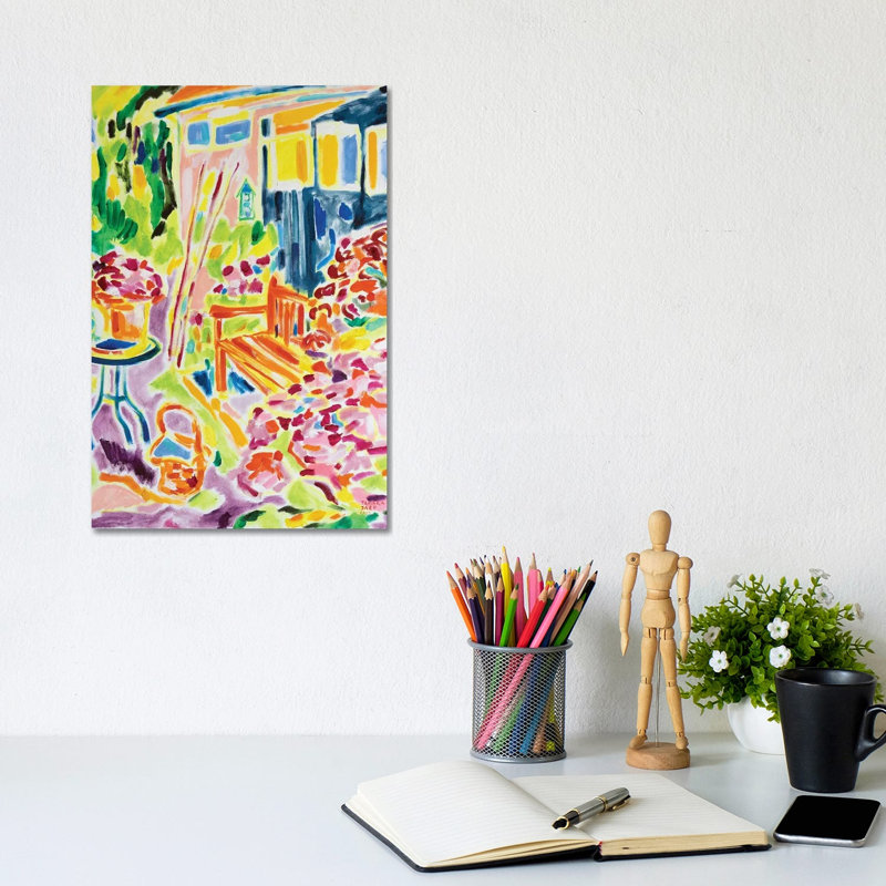 Dans le jardin - reproduction d'art mural