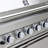 FORNO Bulnes Outdoor Kitchen 40" 84,000 BTU Stainless Steel BBQ with White Sintered Stone Countertops-112750212