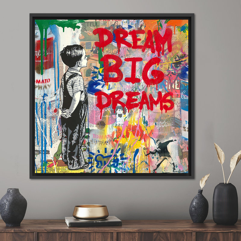 Print on Canvas, 80 cm H x 80 cm W, Framed Print without Mat, Black