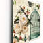 Horloge murale traditionnelle Blue Bird Birdcage et Apple Blossoms II-1337835317