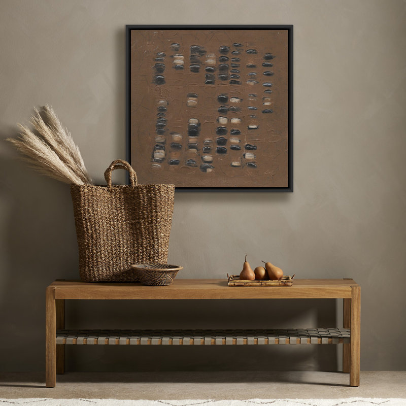 Adobe Print by Jamie Beckwith, 48" H x 48" W, Rustic Walnut Framed