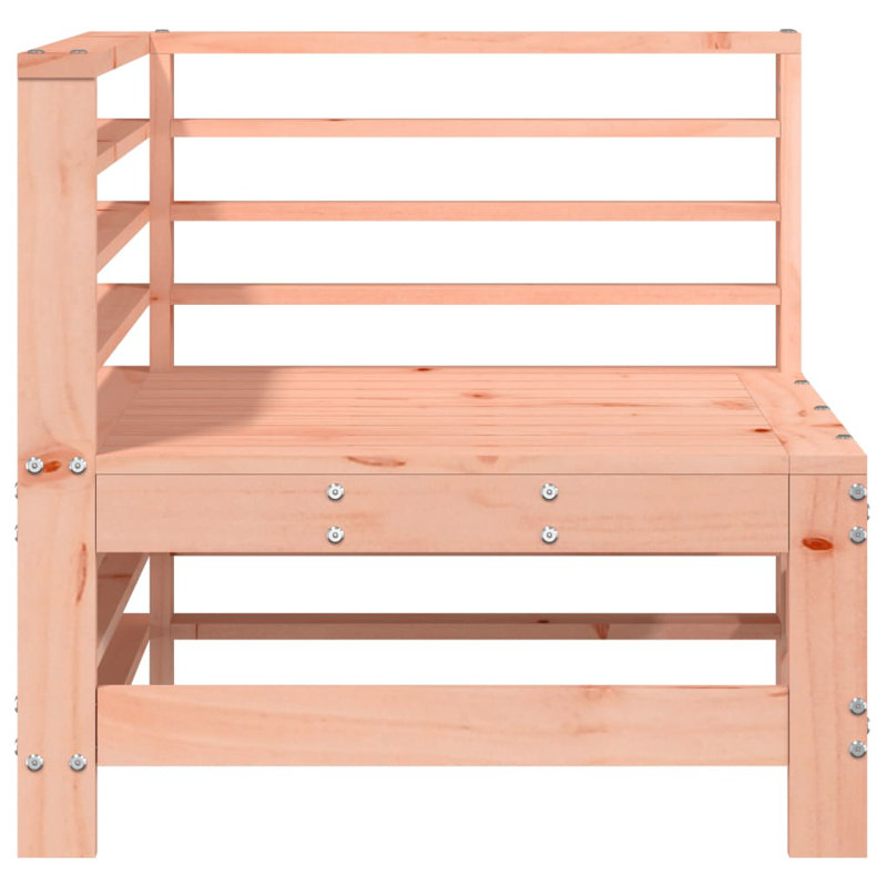 Brayden Studio Garden Corner Sofa Solid Wood, Natural Douglas