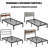 Edmonson Bed Frame with Storage 14 Inch High Heavy Duty Metal Platform Bed-986740697