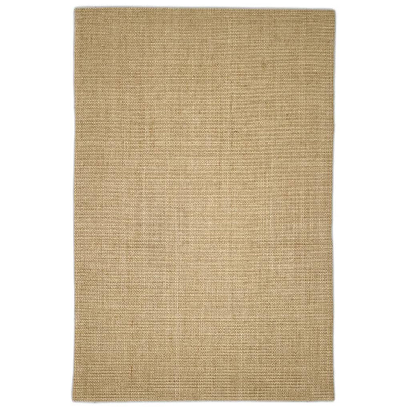 August Grove Rug Natural Sisal Brown, Rectangle 66 x 100cm