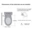 Siège de bidet allongé intelligent