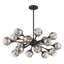 Lustre noir 18 lumières Matisse-1486406850