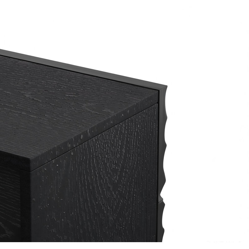 Ensemble de 2 tables de chevet en bois massif, table de chevet avec 2 tiroirs, sans poignées, table de bout de canapé pour le salon, chambres à coucher