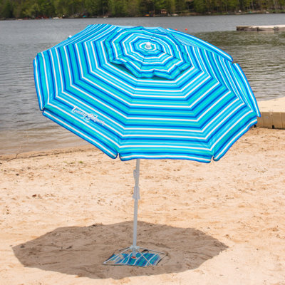 Parasol de plage 7 pi avec ancre Tommy Bahama