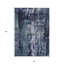 Tapis d'extérieur lavable abstrait bleu marine 8 pi x 10 pi