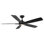 Mykonos 5 - Blade Smart Ceiling Fan with Remote Control and LED Light Kit Included, Works With Alexa and iOS / Android App