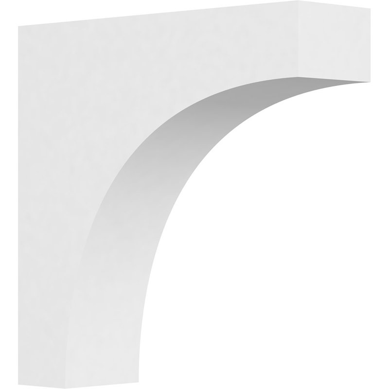 Corbeau standard en PVC de qualité architecturale Stockport, H 12 po x l 3 po x P 12 po