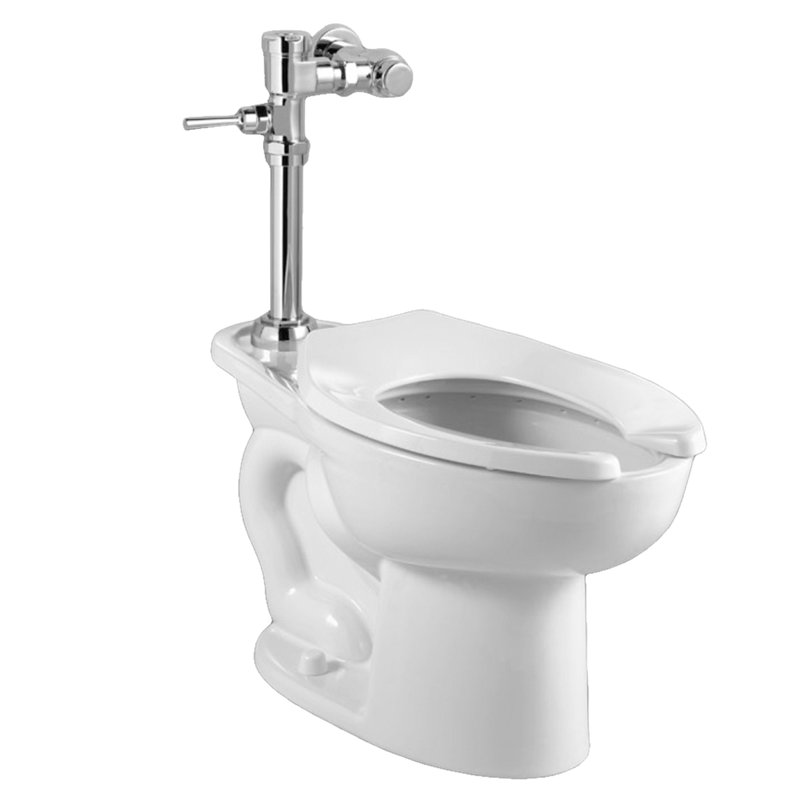 White Elongated High Efficiency Free Standing Toilet