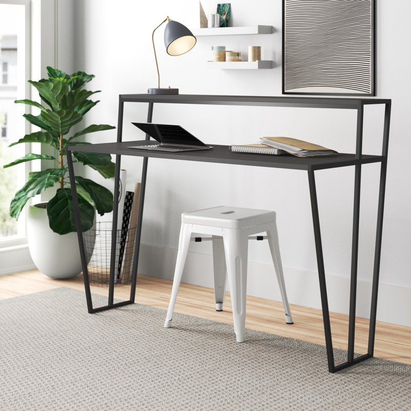 Aires Iron Writing Desk, Anthracite