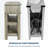 Zayer 47” Console Table with 2 Storage Drawers, Farmhouse Sofa Table, Behind Couch Table, Hallway Table for Entryway