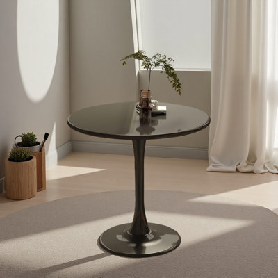 Modern Round Dining Table, Ø31.5'' Kitchen Dining Room Furniture, Coffee Table, Leisure Table, Living Room Table, Dining Table, Kitchen Table