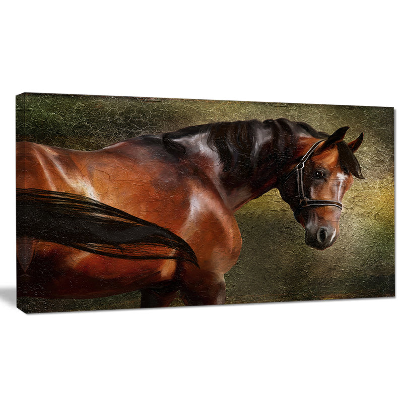 The Thoroughbred - impression sur toile tendue, H 16 po x l 32 po x P 1 po