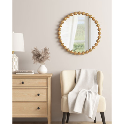 Miroir mural perlé 27 po