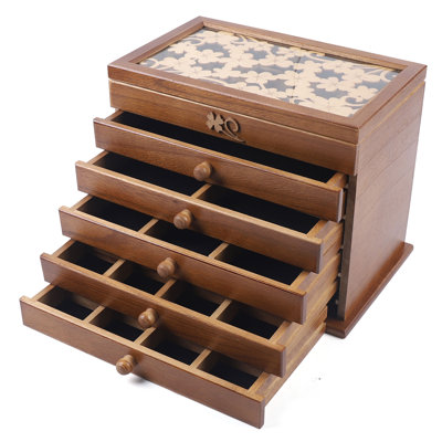 Boîte à bijoux en bois