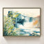 «Industrial Dam» par Bruce Nawrocke - Impression sur toile